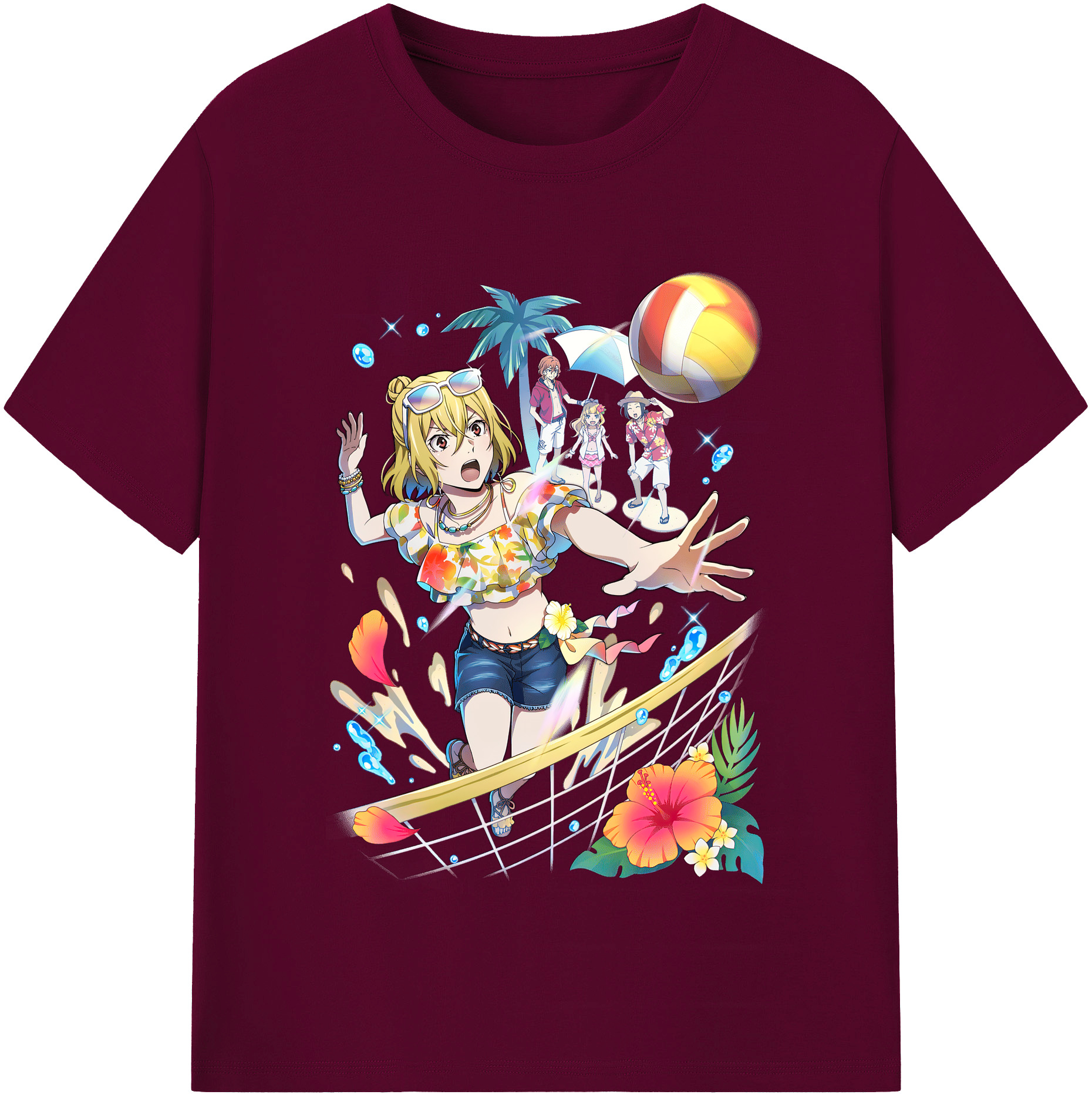 （画像用） 文豪ストレイドッグス Bungo Stray Dogs レディースカジュアルプリントTシャツ（綿100％）
